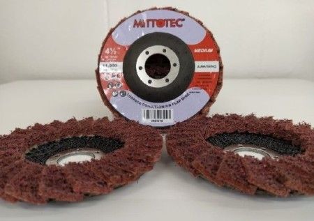 Disco flap manta 4.5 poleg. vls medium red dis1816 mittotec - 50pcs