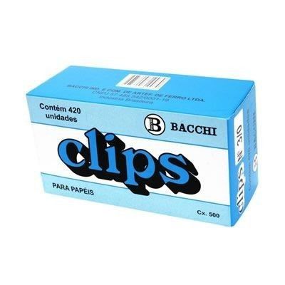 Clips N.3/0 Galvanizado Cx 420 Un Bacchi