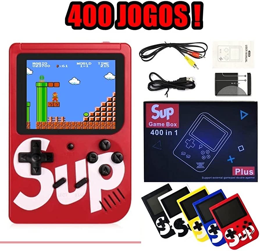 Mini Game Portátil 400 Jogos Knup GM001 - MG Variedades