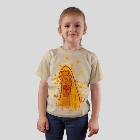 Camiseta Infantil Imaculado Coração De Maria