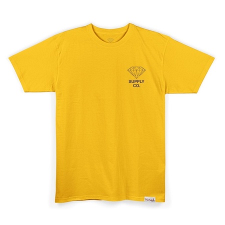 Camiseta Diamond Supply Supply Co Tee - Yellow