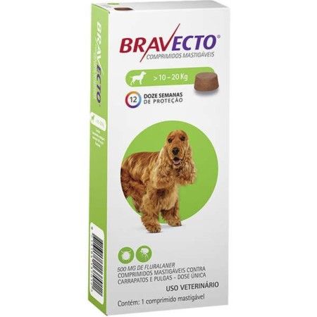 Bravecto Antipulgas - 10 a 20kg Dose Única