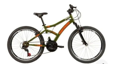 Bicicleta Caloi Max Front Tam 15 Aro 24 21Velocidades Cor Verde