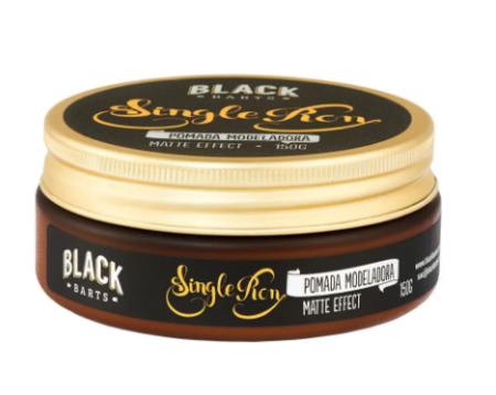 Pomada Modeladora Matte Efeito Seco Black Barts® Single Ron 150g