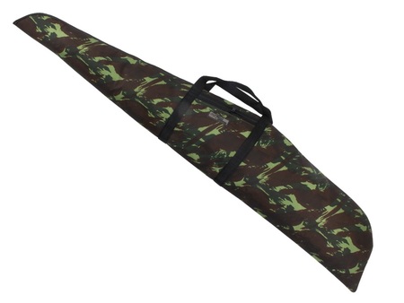 Capa Arma Longa Camuflado 130cm com Espaço Luneta Espuma 1cm