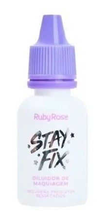 Diluidor De Maquiagem Ruby Rose Stay Fix Textura Leve 15ml