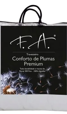 Travesseiro Premium Conforto Plumas Joy 50X70 FA Colchoes