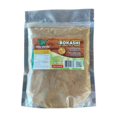 Fertilizante Orgânico Bokashi zip 300g 20 unidades