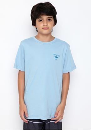 Camiseta Rip Curl Fadeout Essential Light Blue- Juvenil
