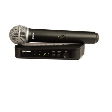Microfone sem Fio Shure BLX24BR / PG58-M15 de Mão