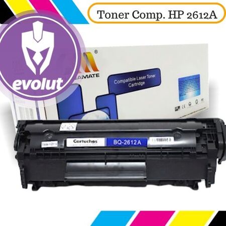 Toner Evolut Compatível com Impressoras 2612a Da Hp