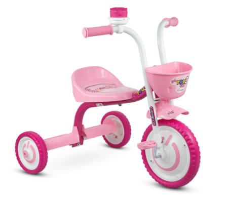 Triciclo Infantil Motoca Para Bebe Mickey Azul Nathor - Escorrega o Preço