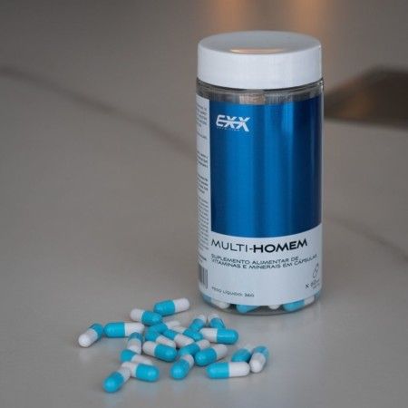 Multivitamínico Masculino Premium Homem 60caps Exx Nutrition