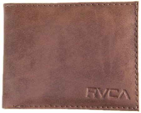 Carteira Rvca Crest Bifold (U) Marrom