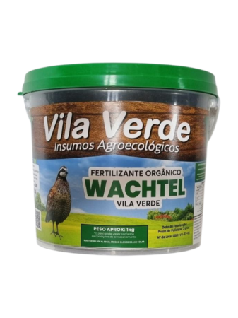 Fertilizante Orgânico Wachtel Vila Verde balde com 1kg Linha Premium