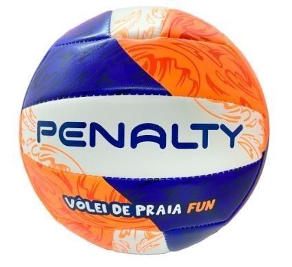 Bola de Vôlei Penalty Fun XXI azul e laranja