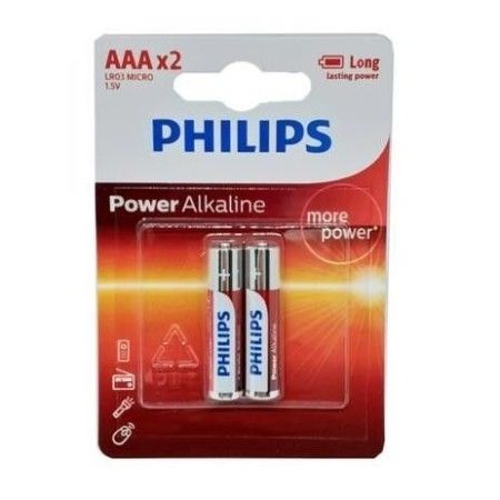 Pilha Alcalina AAA Philips C/2