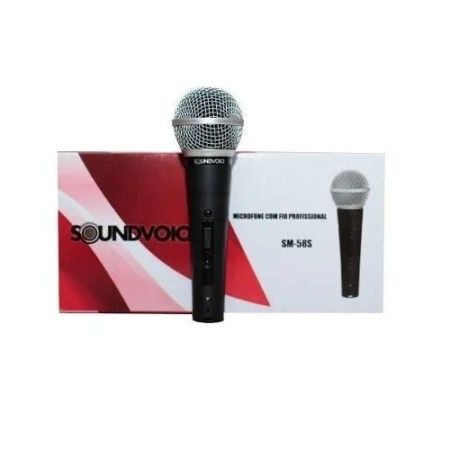 Microfone Com Fio Sm 58s Soundvoice