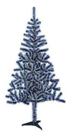 Árvore de Natal 1,8metros 320 galhos flocados na cor branco