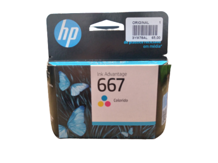 Cartcuho HP 667 Colorido
