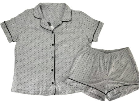 Pijama americano 100% algodão (mescla poá)