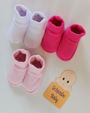 Kit de Pantufa Bebê 03 Pares - Menina