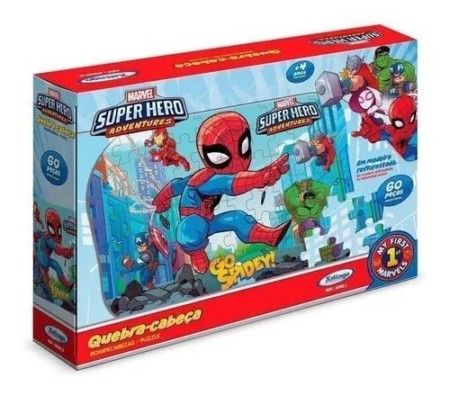 Quebra-cabeça 60 Pçs. Super Hero Adventures 5392.1 - Xalingo