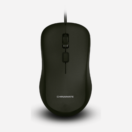 Mouse Office Cm16 com Fio Preto Chinamate