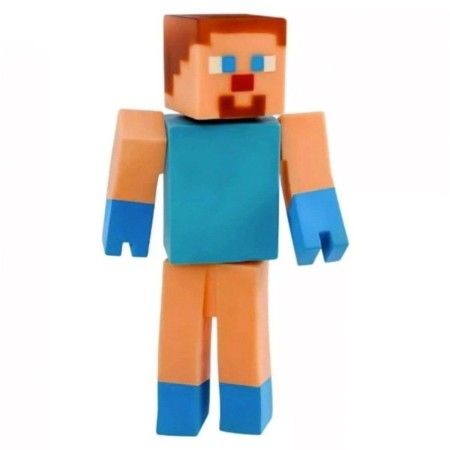 Boneco Super Blocks Articulados Série Jogo Minecraft