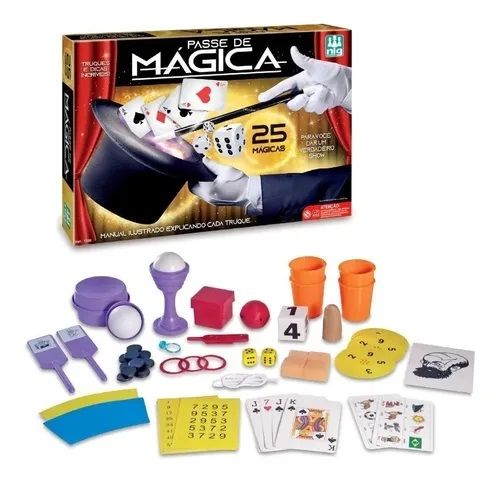 Jogo Kit 12 Magicas Criança Truques Cartas Nig Brinquedos em Promoção na  Americanas