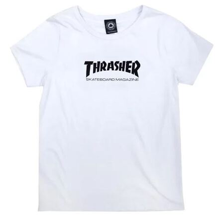 Camiseta Thrasher Skate Mag Girl - Branco