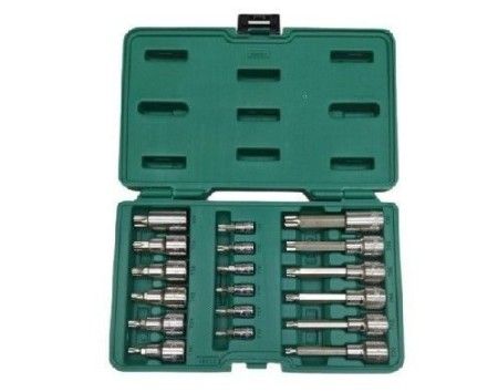 Jg soquete torx 1/4¨e 1/2¨ t10a60 18pcs sata