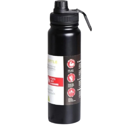 Garrafa de Água Térmica Inox Esportiva Academia Isolada a Vácuo Aço Inox 750ml