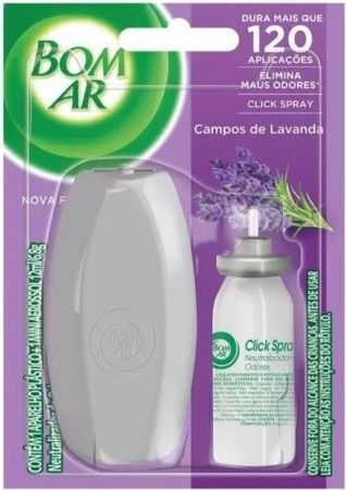 Aparelho Click 12 ml Bom Ar Lavanda