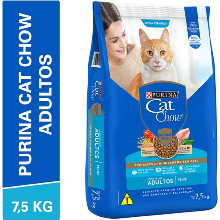 Cat Chow Ps Ad Peixes 7,5kg