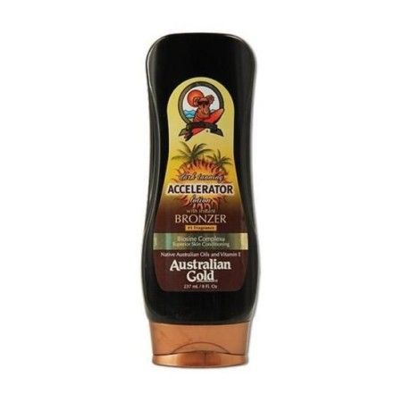 Australian Gold Dark Tanning Accelerator Lotion With Instant Bronzer - Locao Bronzeadora 237ML