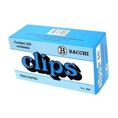 Clips N.6/0 Galvanizado Cx 220 Un Bacchi