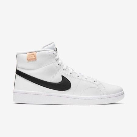 Tênis Nike Court Royale 2 Mid Branco e Preto