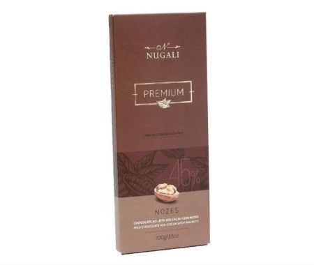 Chocolate ao Leite com Nozes - KOSHER 100g - NUGALI