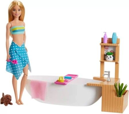 Barbie Fashion Banho de Espuma e Acessórios Mattel - GJN32