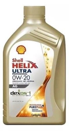 Óleo Lubrificante do Motor Shell Helix Professional 0W20 AG 100% Sintético dexos 1 Gen 3