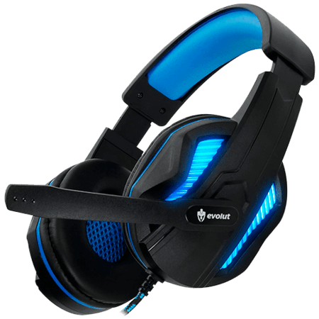 Fone de Ouvido Headset Gamer Evolut Eg-305 Thoth Azul