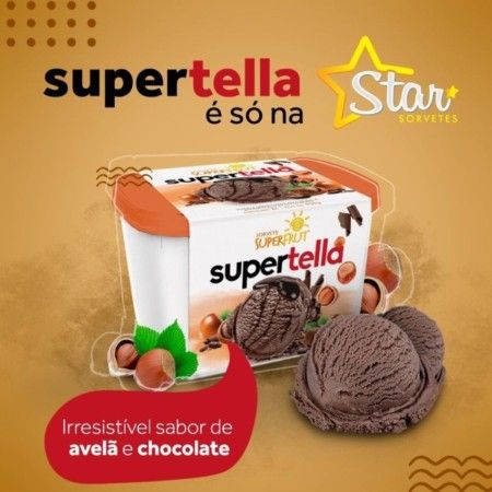 Sorvete Supertella 2 litros