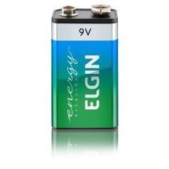 Bateria 9V Alcalina c/1 Elgin
