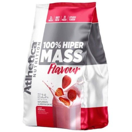 100% Hiper Mass Flavour ® Morango - Atlhetica