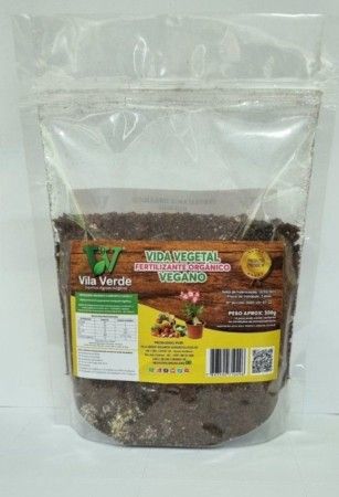 Fertilizante orgânico Vegano saco zip 300g 20 unidades