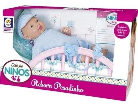 boneca ninos reborn menino pesadinho 2181