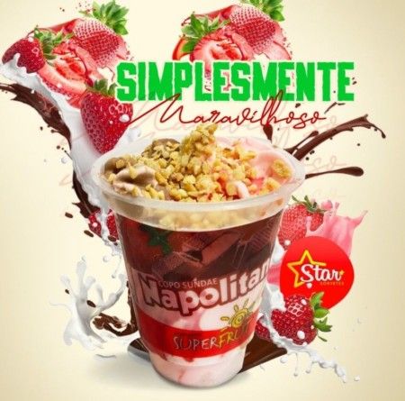 Copo Sundae Napolitano 80gr