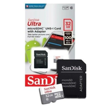 Cartão de Memória Micro SD 32gb Sandisk com Adaptador