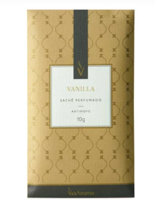Sachê Perfumado Vanilla 10g - Via Aroma